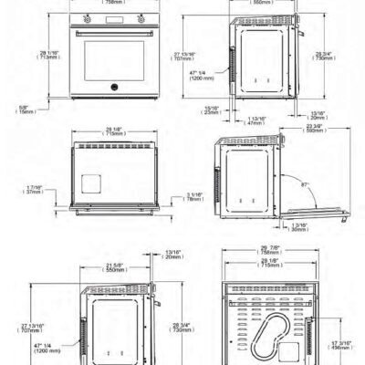 medidas_dos_fornos_bertazzoni_prof_e_mast_30_fsext_2 FORNO BERTAZZONI MASTER MAST30 FSEXT