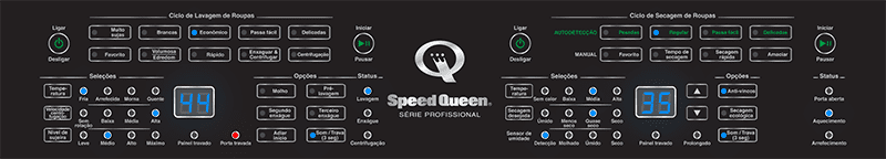 SF7_Control LAVADORA E SECADORA ELÉTRICA SPEED QUEEN