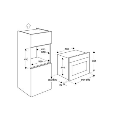 FORNO COMB. COM MICRO-ONDAS BERTAZZONI HERITAGE F457HER MWTXG (4) FORNO COMBINADO COM MICRO-ONDAS BERTAZZONI HERITAGE F457HER MWTAG