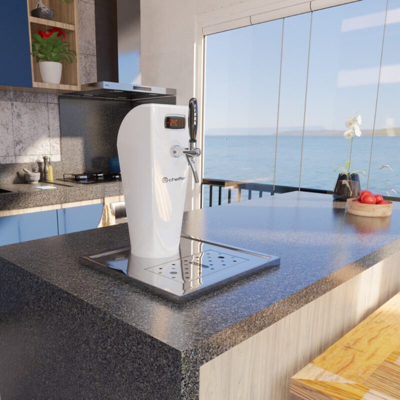 WHITE CERAMIC (4) BARTENDER & SMART CHOPEIRA WHITE CERAMIC