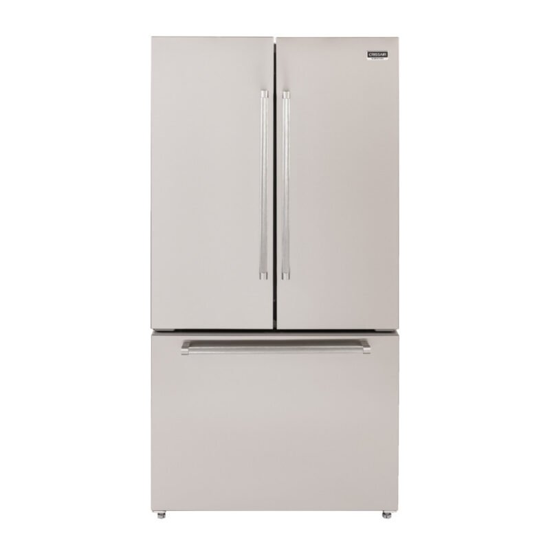Refrigerador French Door inox 575L com compressor inverter, Ice Maker e funções Super Cool e Super Freezer. Perfeito para cozinhas gourmet. Consulte na Cevimar.